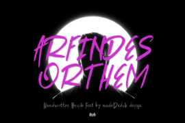 Arfindes Orthem Demo Font