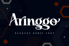 Aringgo – Personal use Font
