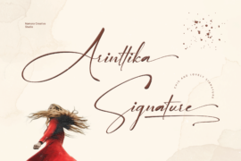 Arinttika Signature Demo Font