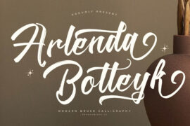 Arlenda Botteyk DEMO VERSION Font Family
