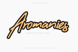 Aromanies Regular Font