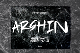 Arshin Demo Font