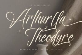 Arthurlla Theodyre DEMO VERSION Font Family