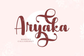 Aryaka – Personal Use Font