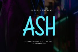 Ash – DEMO FONT Font