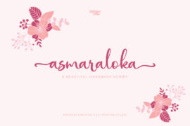 Asmaraloka DEMO Font