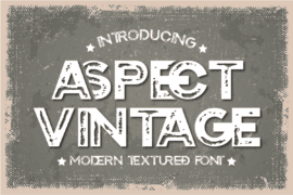 Aspect Vintage Demo Font