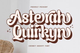 Asterah Quirkyn DEMO VERSION Font Family