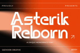 Asterik Reborn Font