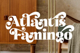 Atlantis Famingo DEMO VERSION Font Family