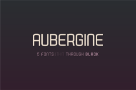 Aubergine Font Family