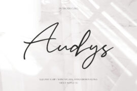 Audys Demo Font
