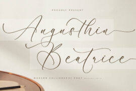Augusthin Beatrice DEMO VERSION Font Family