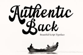 Authentic Back Font