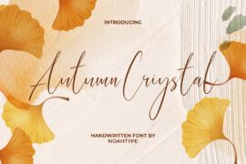 Autumn Crystal Demo Font