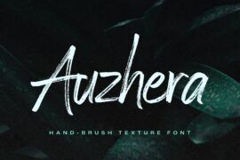 Auzhera Brush DEMO/PERSONAL USE Font