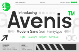 Avenis Font Family