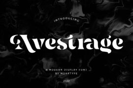 Avestrage Font