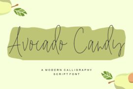 Avocado Candy Font