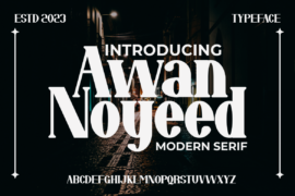 Awan Noyed Font