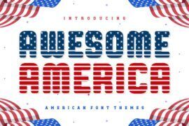 Awesome America Font