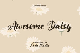 Awesome Daisy Demo Font