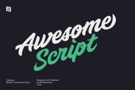 Awesome Script Trial Font