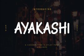 Ayakashi-PersonalUse Font