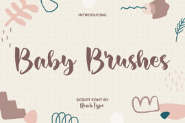 Baby Brushes Demo Font