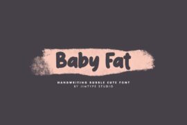 Baby Fat DEMO Font
