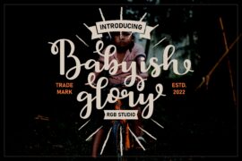 Babyish Glory Font