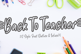 Back To Teacher Font Family