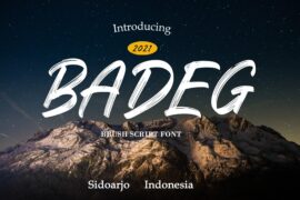 Badeg Font