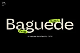 Baguede Free Font Family