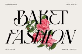 Baket Fashion – Demo Version Font