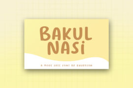 Bakul Nasi Font
