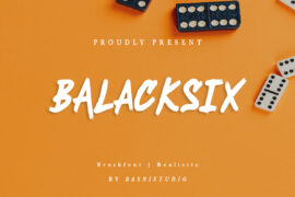 BALACKSIX Font