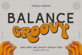 Balance Groovy Font Family