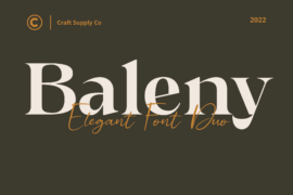 Baleny Serif Free Font