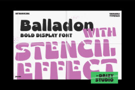 Balladon Demo Font Family