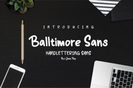 Balltimore Sans Demo Font