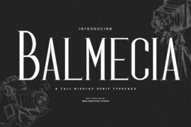Balmecia Personal Use Font