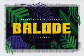 Balode Demo Font