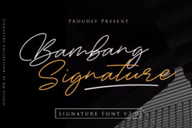 Bambang Signature vol 2.0 Font