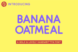 Banana Oatmeal Font