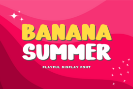 Banana Summer Font