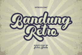 Bandung Retro Demo Font