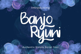 Banjo Ryuni Font