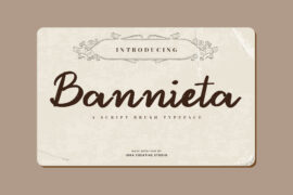 Bannieta Personal Use Font