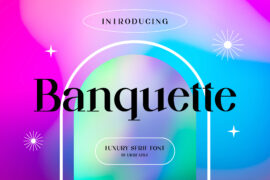 Banquette Font